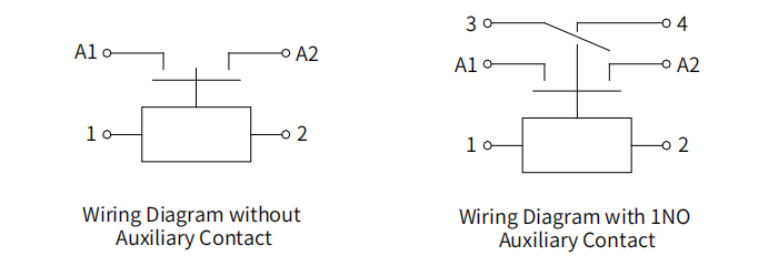 350A high voltage DC contactor wiring diagram