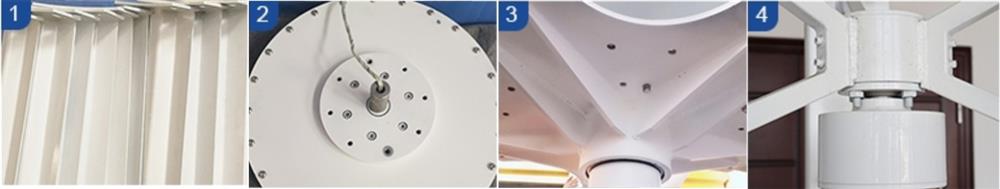 4000w vertical axis wind turbine detail