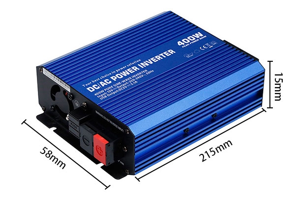 400w power inverter size