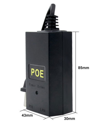 45V PoE injector dimension