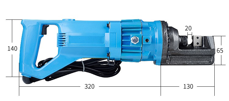 5/8" electric rebar cutter dimension