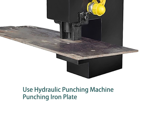 Hydraulic punch 30 ton iron plate