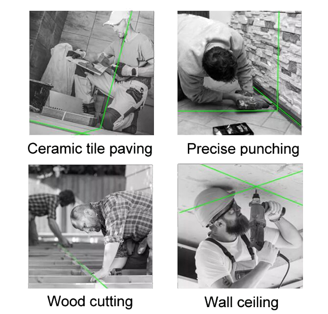 Rotary laser level application