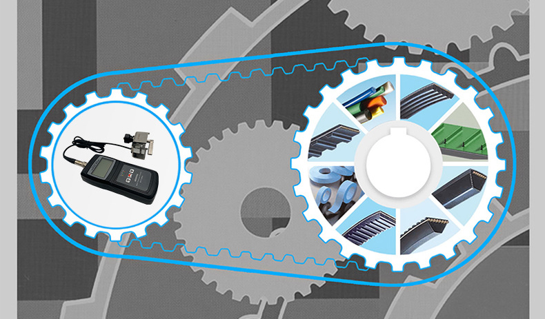 Sonic belt tension meter application