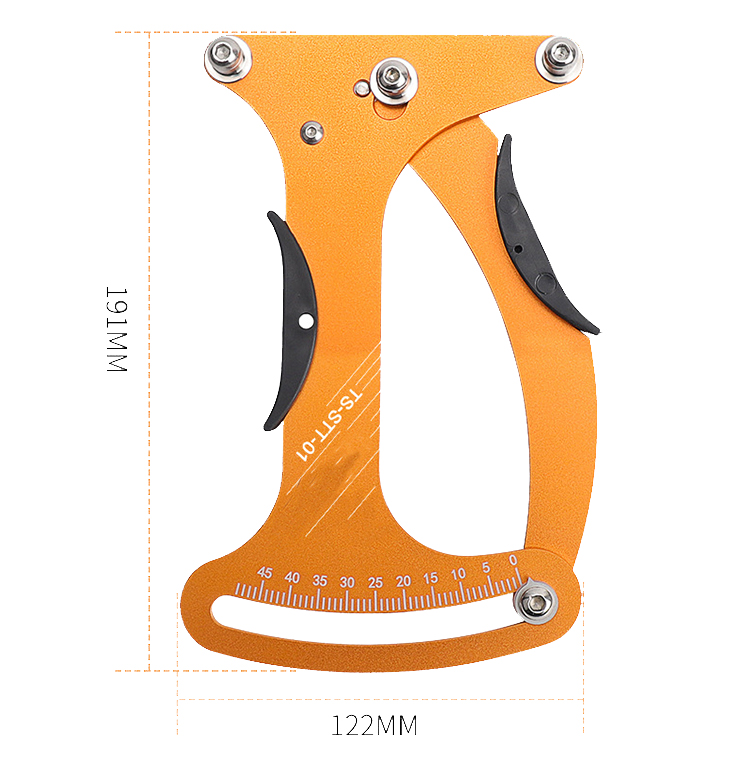 Dimension of bicycle spoke tension meter