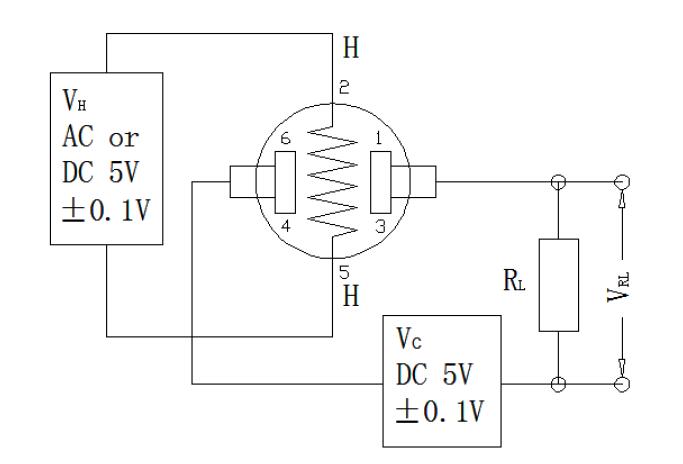 Combustible gas sensor circuit diagram