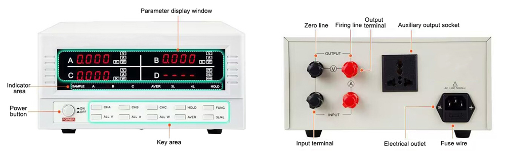 Digital power meter details