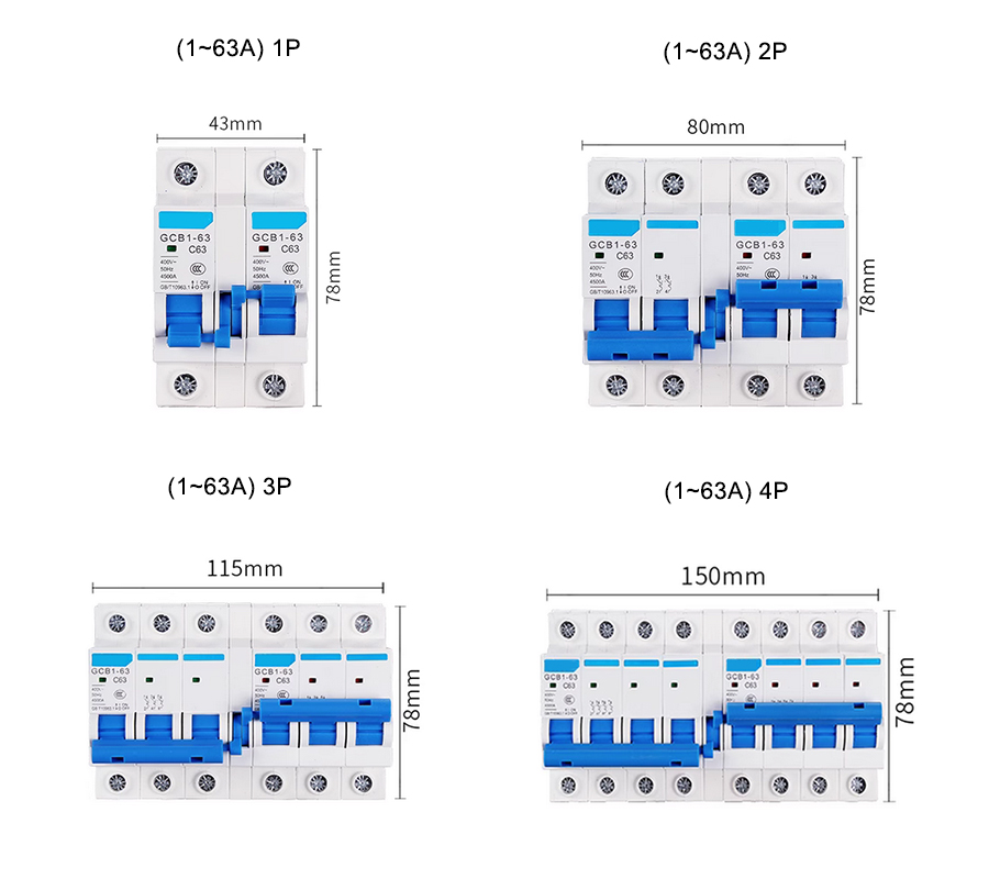 Manual transfer switch dimensions