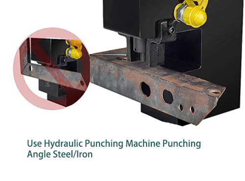 Hydraulic punch 30 ton angle steel
