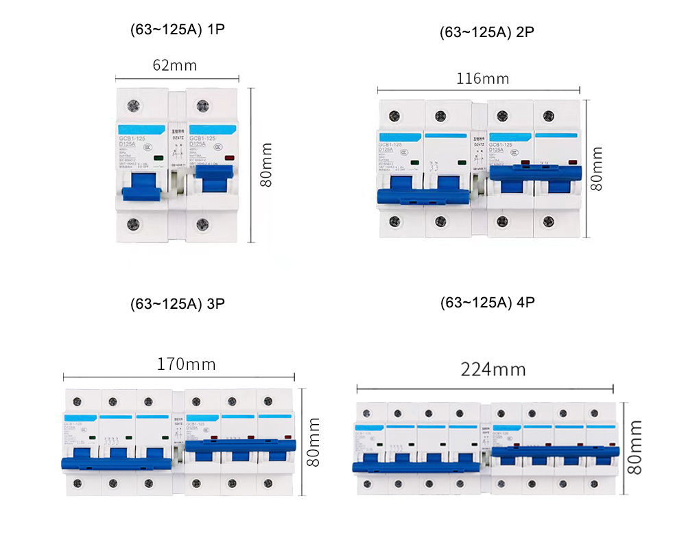 Manual transfer switch dimensions