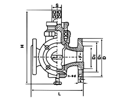Plug valve dimension