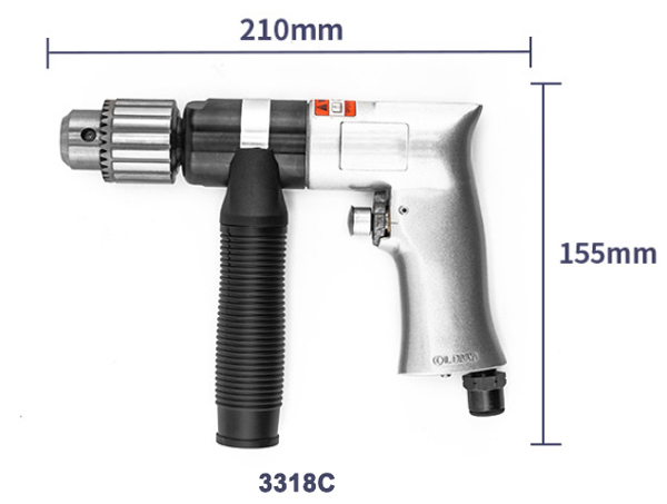 Pneumatic drill dimension