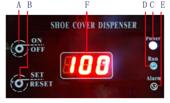 Shoe Cover Dispenser Panel