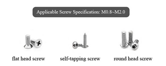 Small screw feeder screw specifications