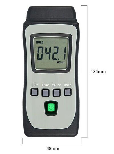 Solar panel power meter dimension