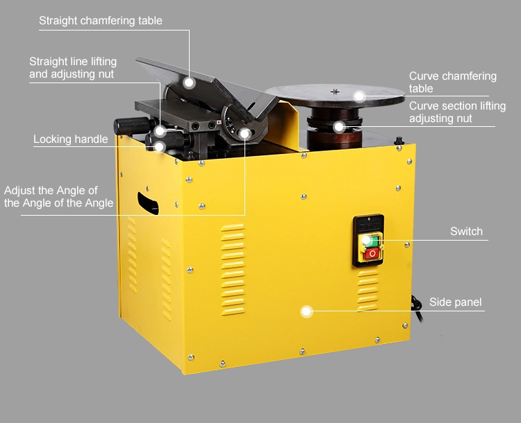 Pipe chamfering machine structure diagram