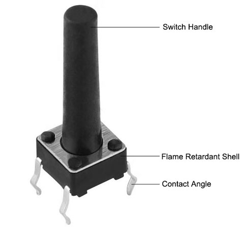 Tact push button switch details