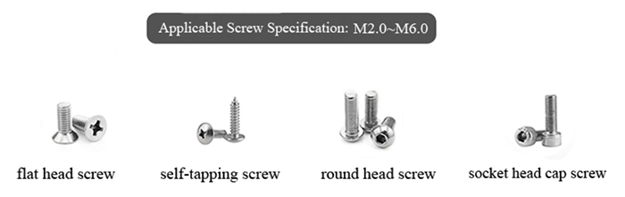 Turntable screw feeder applicable screws