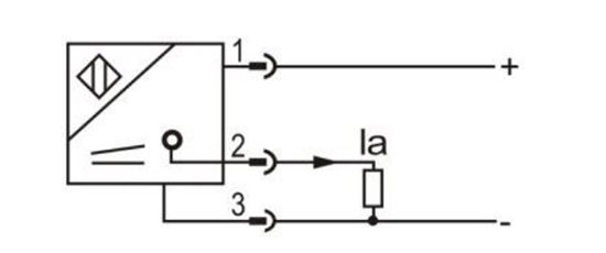 Wiring diagram of proximity sensor of 0-20mA