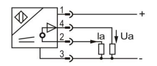 Wiring diagram of proximity sensor of LE40SZ voltage current output