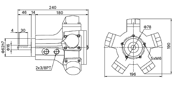 1/2 hp piston air motor size basic