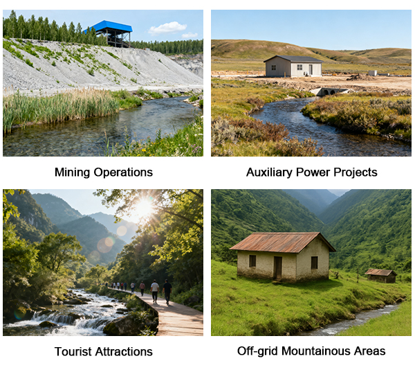 1.5kw vertical hydroelectric turbine generator application