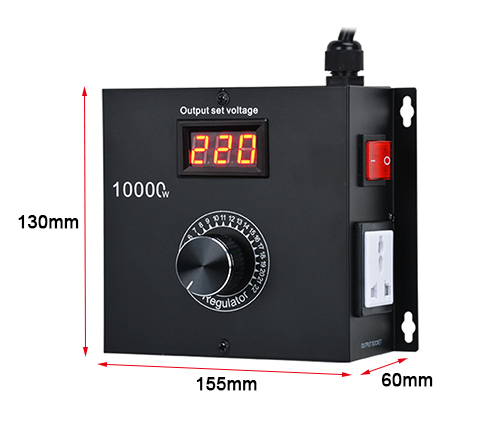 10000W voltage regulator size
