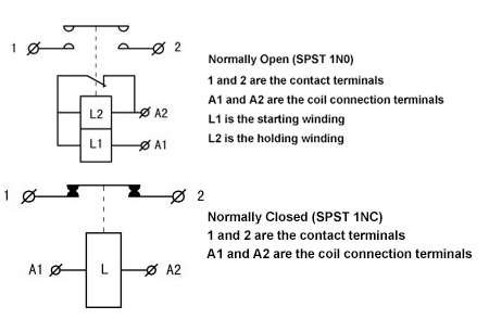 100A DC contactor wiring
