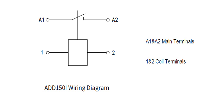 150A DC contactor wiring diagram