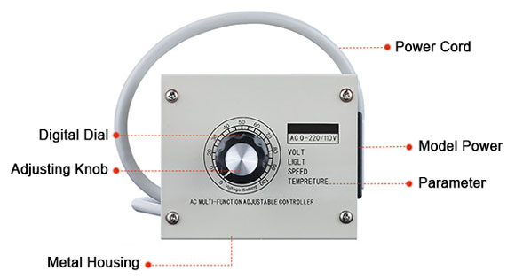 220v power regulator detail