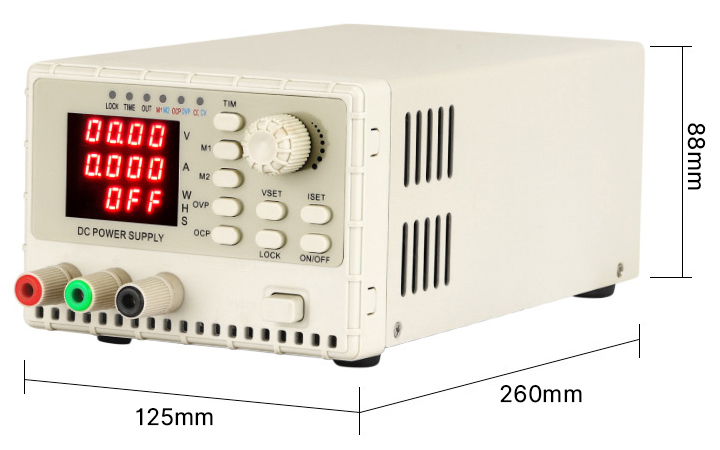 2a 3a dc power supply dimensions