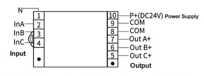 3 phase ac voltage sensor wiring diagram