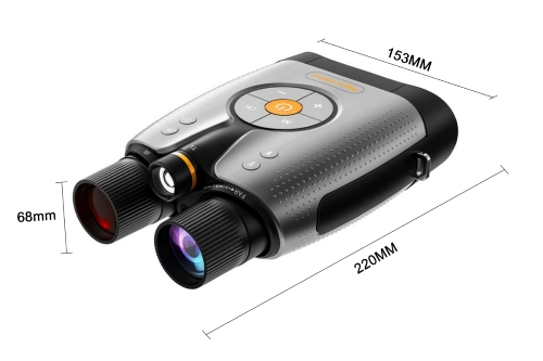 4K night vision binoculars goggles dimension