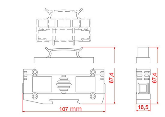5A fuse and fuse holder dimension
