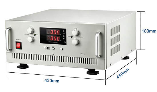 60A 100V variable DC power supply size