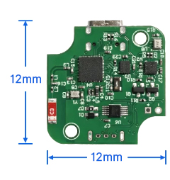 9 axis wireless IMU sensor pcb size