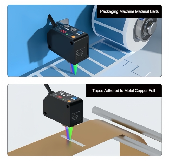 Color mark sensor application