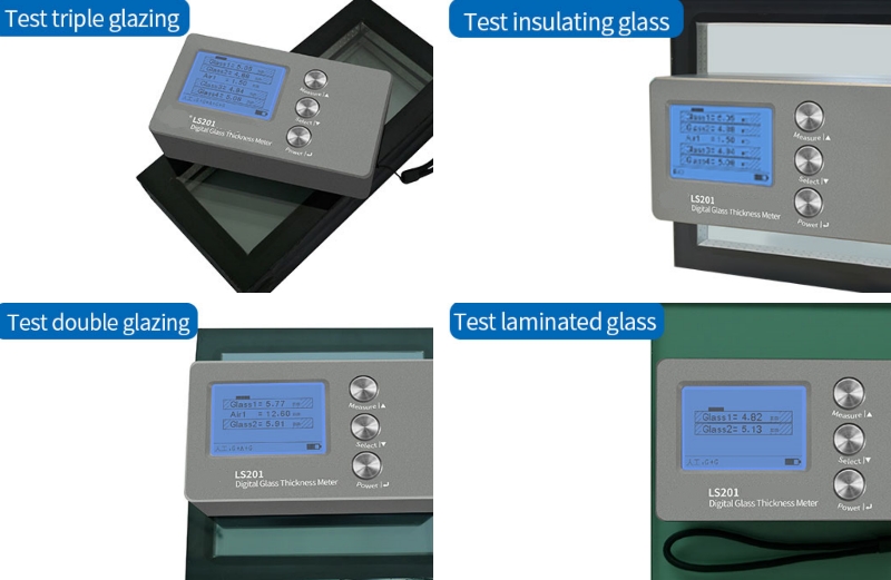 Application of digital glass thickness gauge