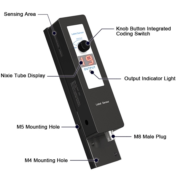 Clear label sensor details