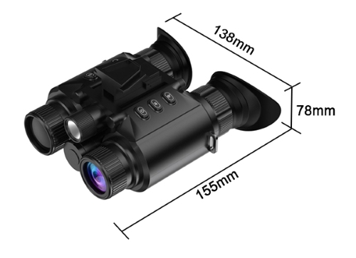 Day Night Vision Binoculars Goggles Dimension