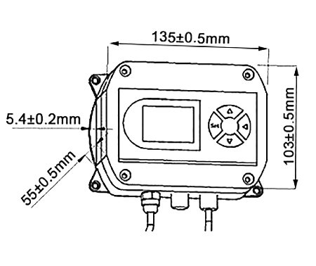 Dew point temperature sensor size