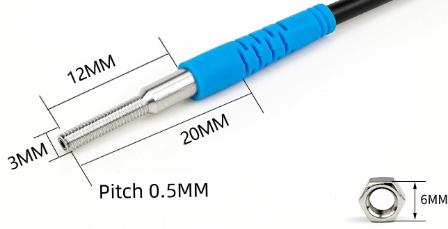 Diffuse photoelectric switch dimension M3