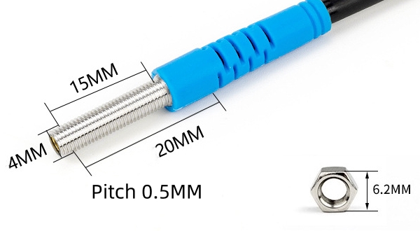 diffuse photoelectric switch dimension M4