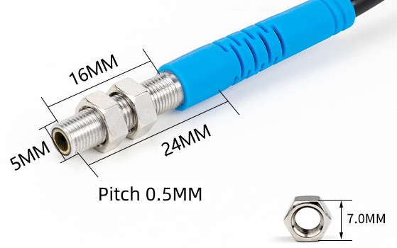 diffuse photoelectric switch dimension M5