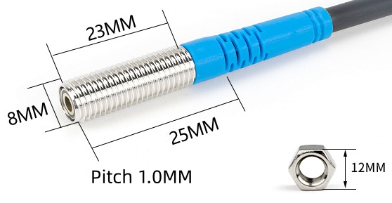 diffuse photoelectric switch dimension M8