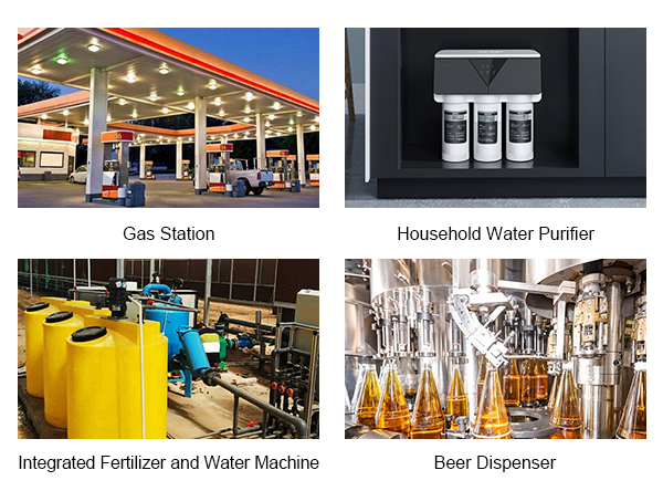 Digital liquid flow meter application
