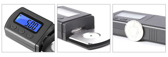 Digital stylus force gauge detail