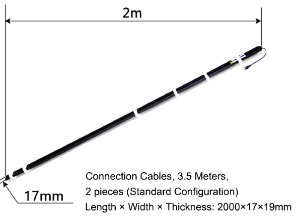 Elevator light curtain dimension