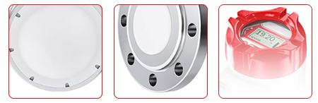 Explosion proof radar level transmitter detail