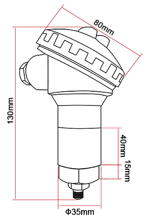 Explosion proof vibration transmitter size